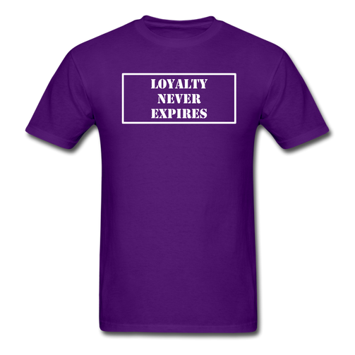 LOYALTY NEVER EXPIRES - purple