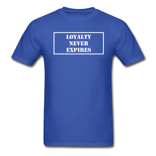 LOYALTY NEVER EXPIRES - royal blue