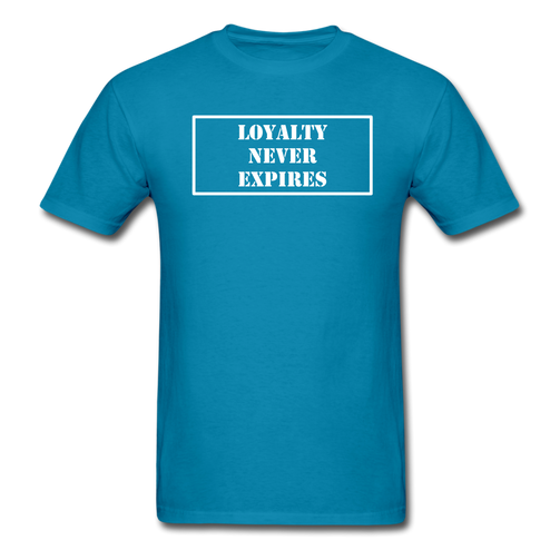 LOYALTY NEVER EXPIRES - turquoise